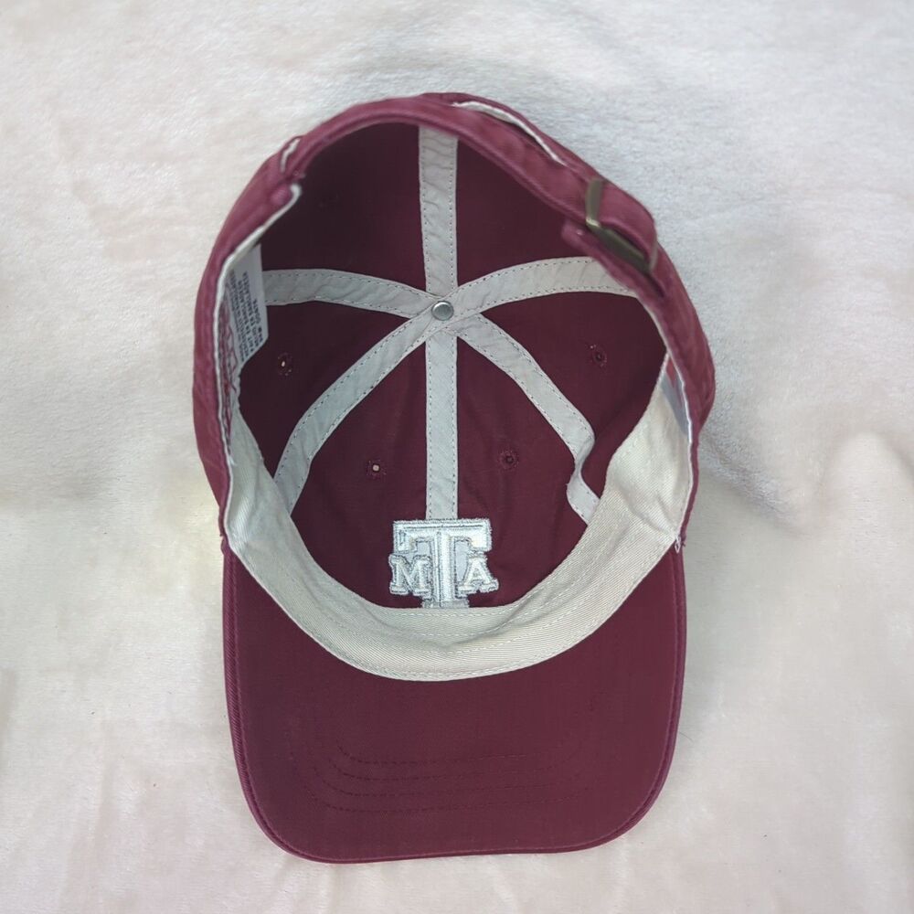 Texas A&M Hat Aggies Strapback Adult Cap Maroon Embroidered American Needle OSFA - Picture 9 of 12